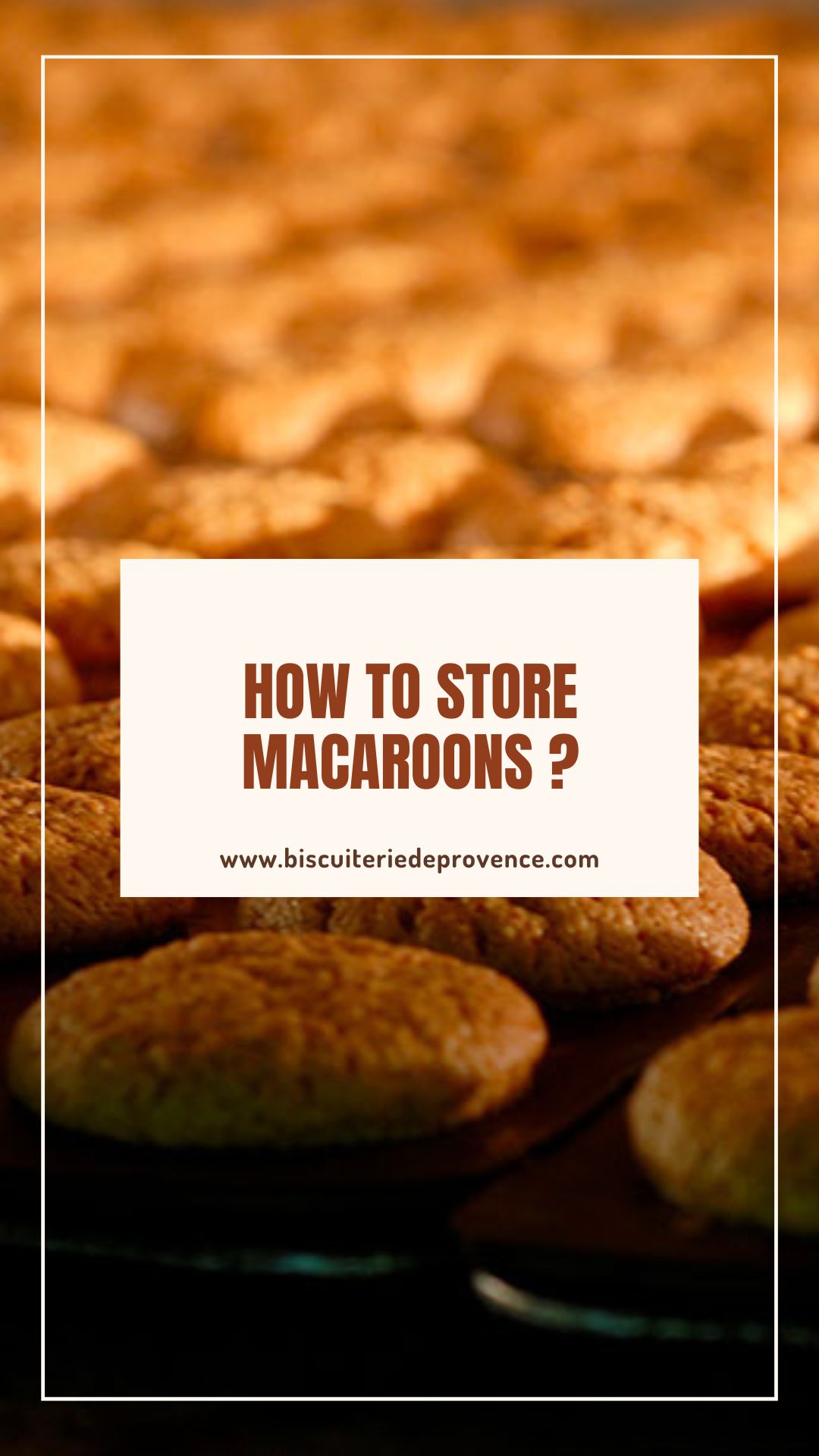 how to store macaroons